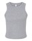 BELLA + CANVAS Women’s Micro Rib Racer Tank for Active Wear & Print Ready Tee